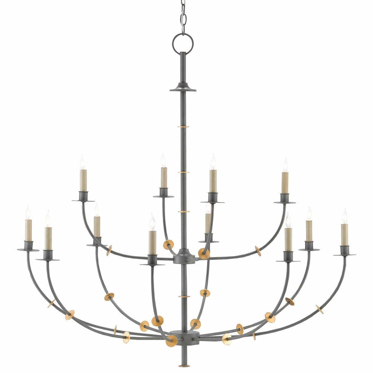Currey and Company Balladier Chandelier Lighting currey-co-9000-0331