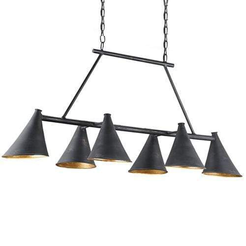 Currey and Company Culpepper Chandelier - Rectangular Lighting Currey-9841