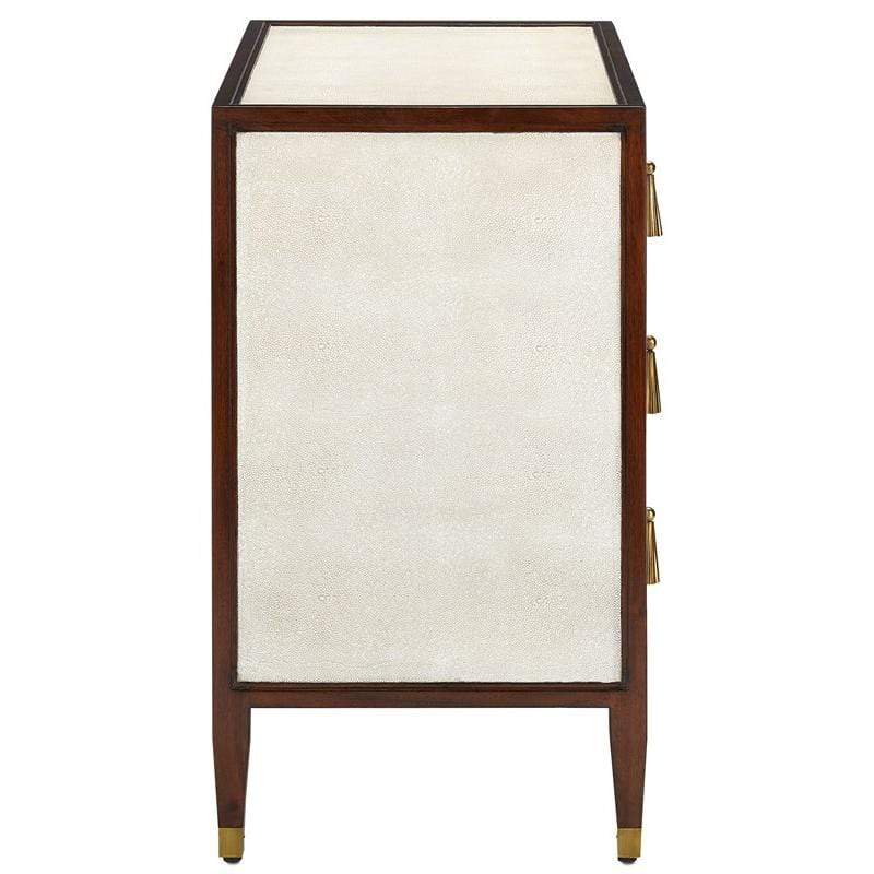 Currey and Company Evie Shagreen Chest Furniture currey-co-3000-0141