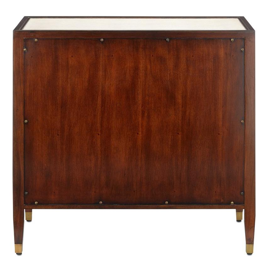 Currey and Company Evie Shagreen Chest Furniture currey-co-3000-0141