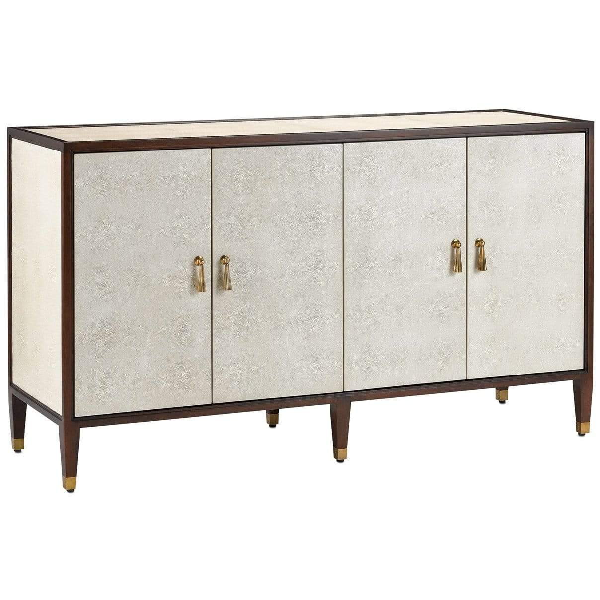 Currey and Company Evie Shagreen Credenza Furniture currey-co-3000-0142
