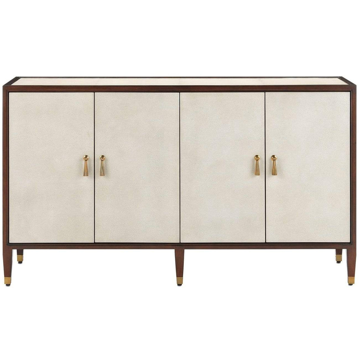 Currey and Company Evie Shagreen Credenza Furniture currey-co-3000-0142