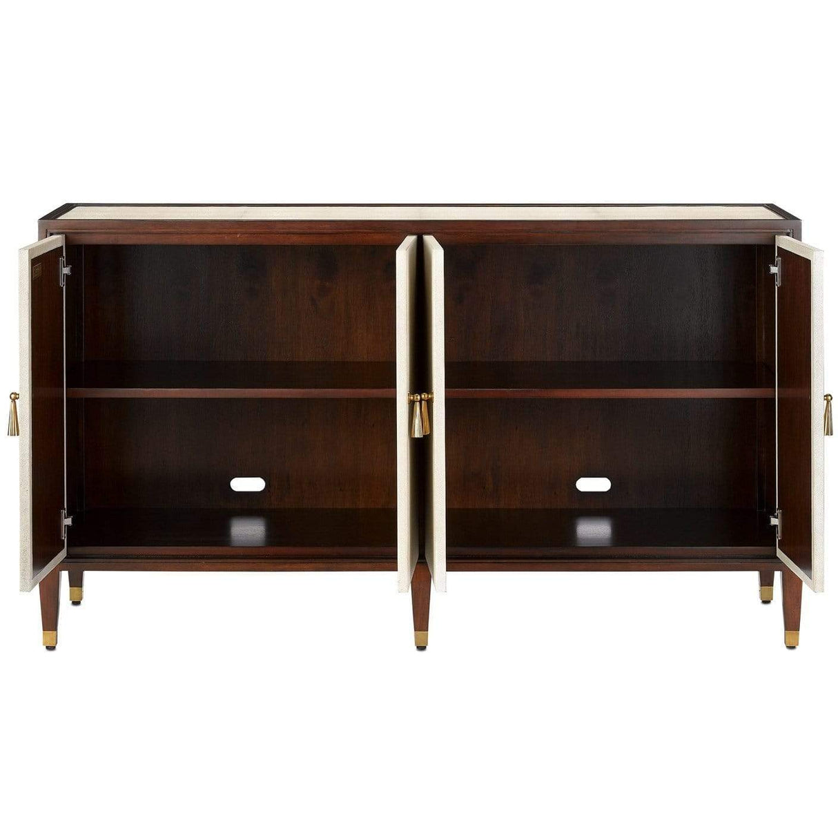 Currey and Company Evie Shagreen Credenza Furniture currey-co-3000-0142