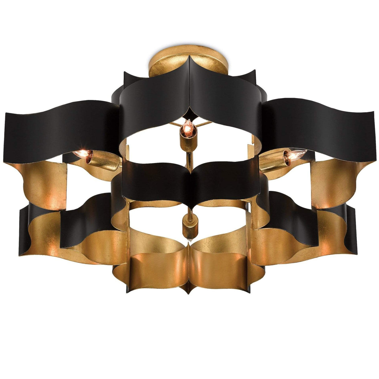 Currey and Company Grand Lotus Chandelier Lighting