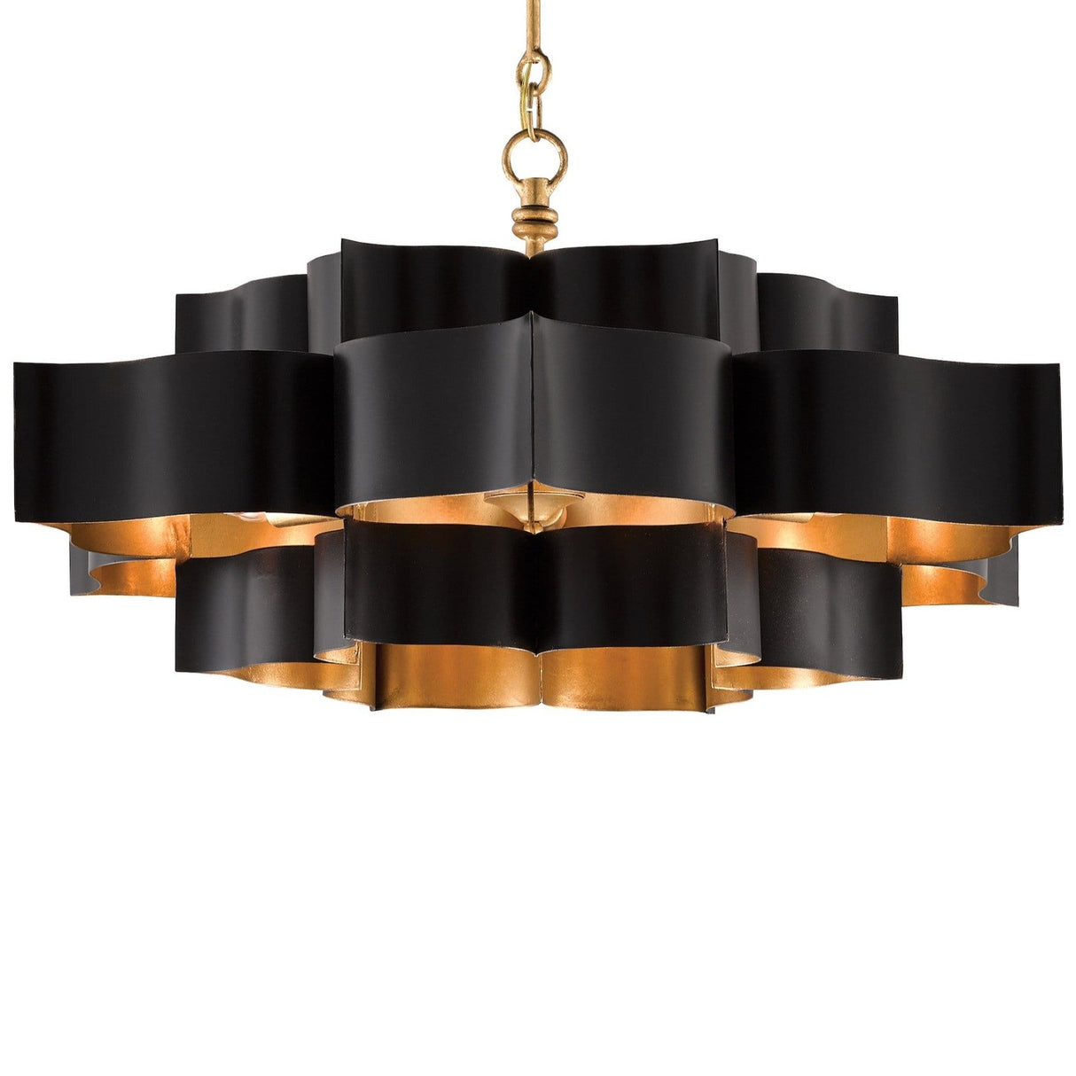 Currey and Company Grand Lotus Chandelier Lighting