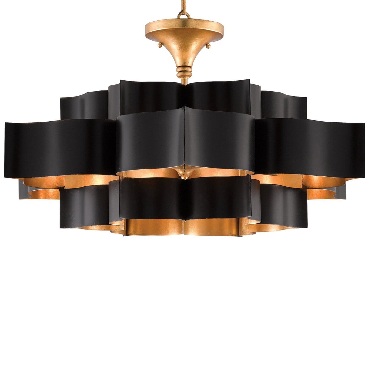 Currey and Company Grand Lotus Chandelier Lighting