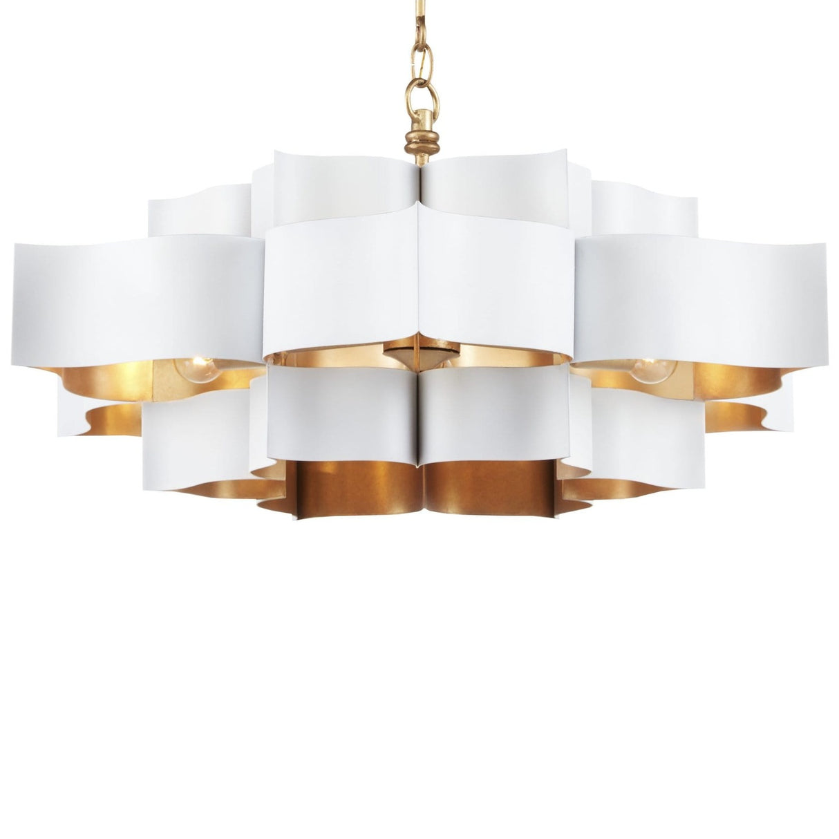 Currey and Company Grand Lotus Chandelier Lighting