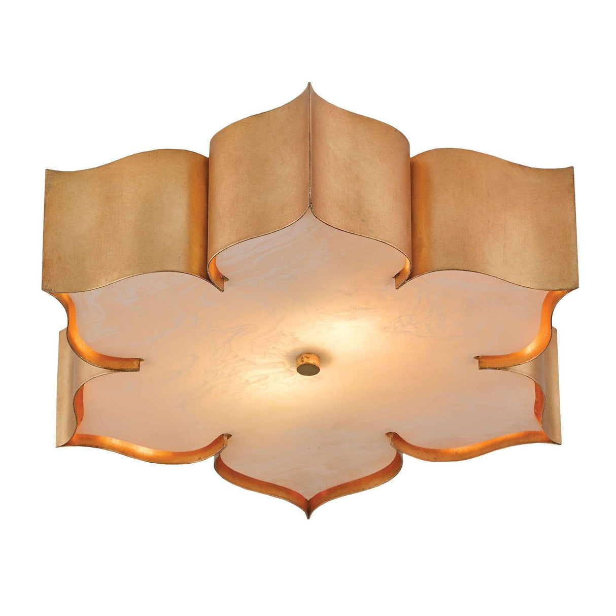 Currey and Company Grand Lotus Flush Mount Lighting Currey-Co-9999-0010