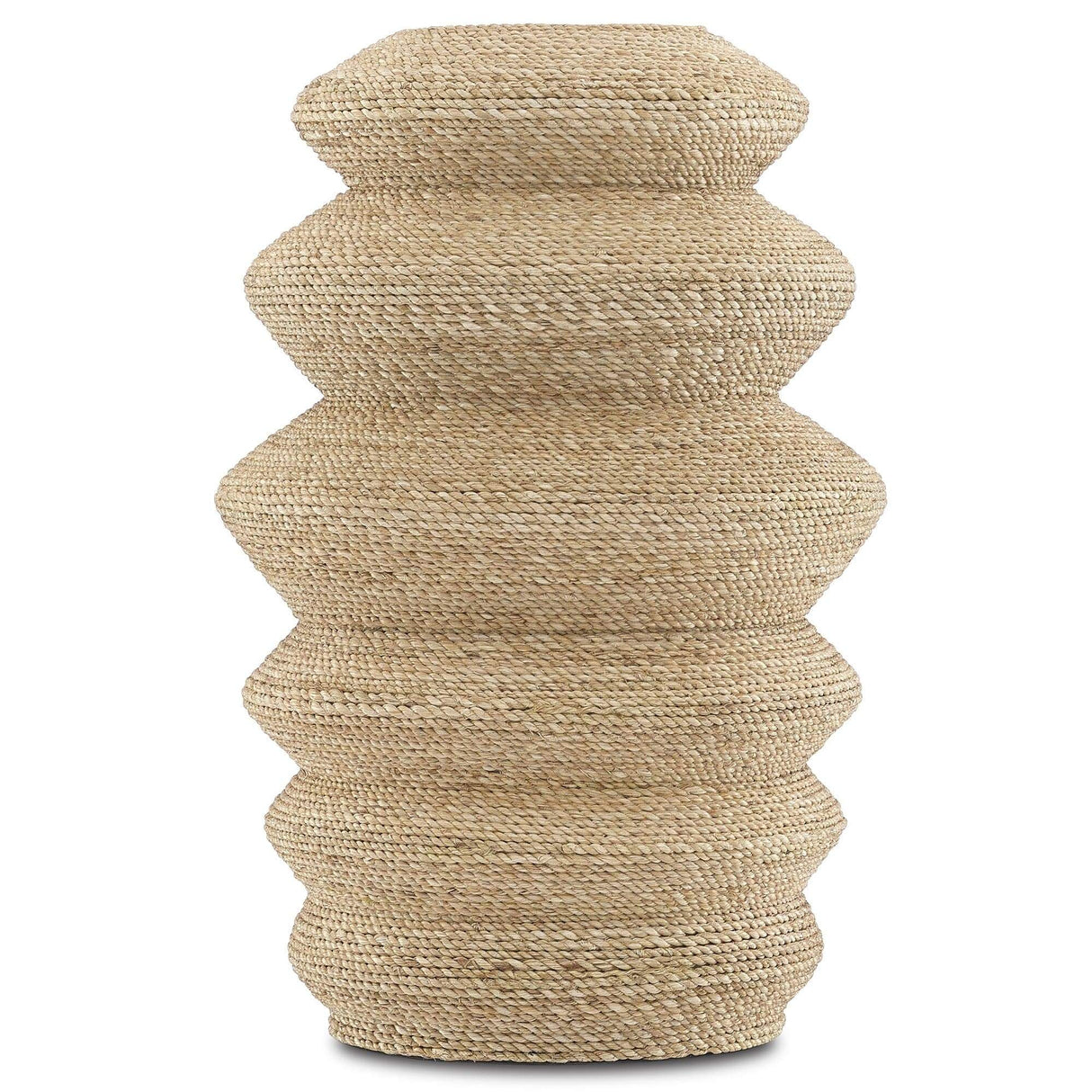 Currey and Company Kavala Rope Vessel Decor currey-co-1200-0182