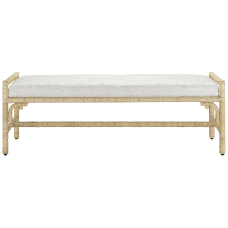 Currey and Company Olisa Bench Furniture currey-co-7000-1172