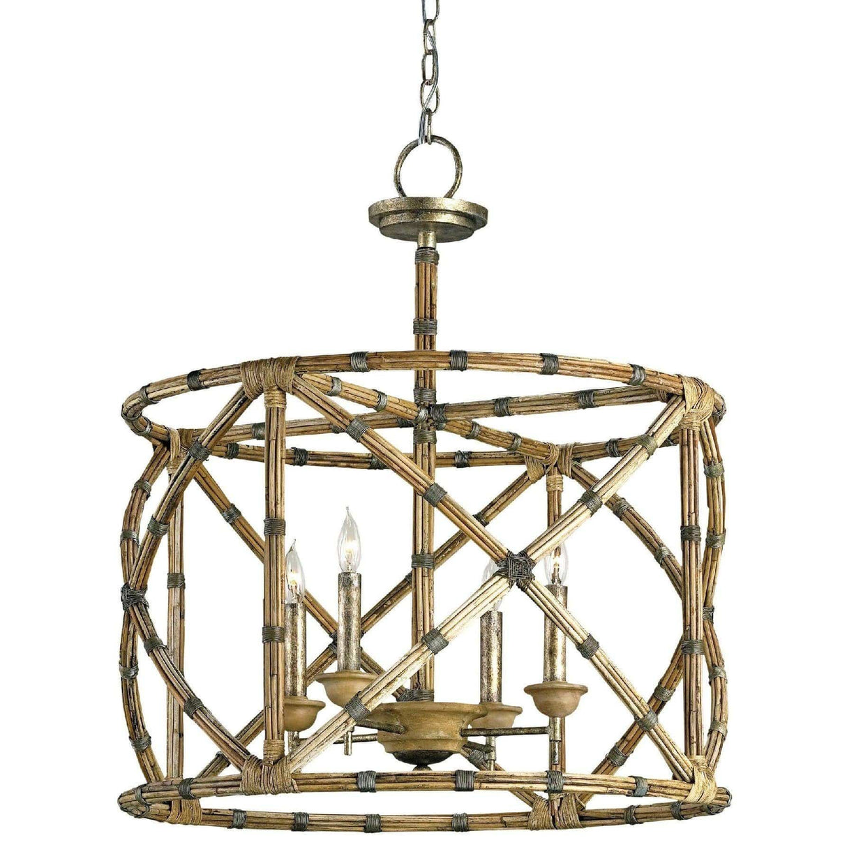 Currey and Company Palm Beach Lantern-4L Lighting Currey-Co-9694