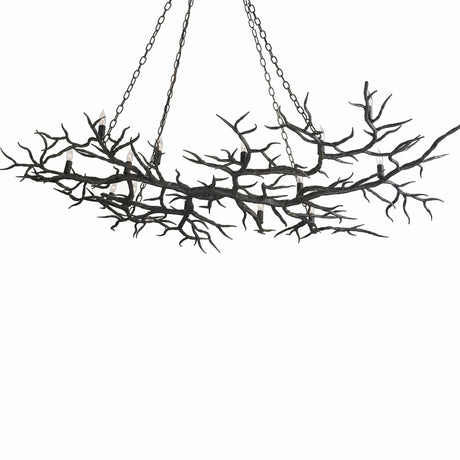 Currey and Company Rainforest Chandelier Lighting Currey-Co-9007