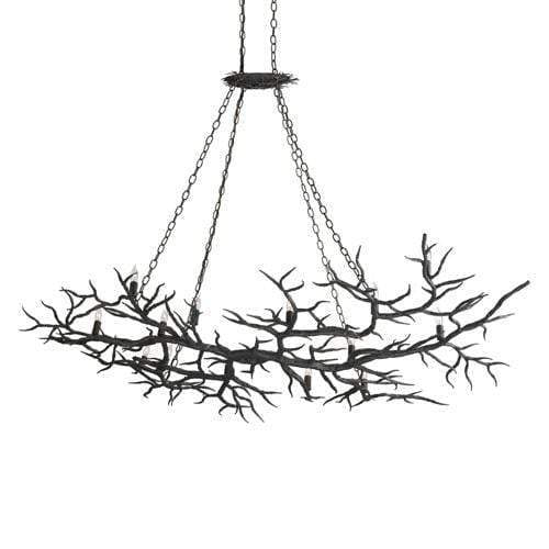 Currey and Company Rainforest Chandelier Lighting Currey-Co-9007