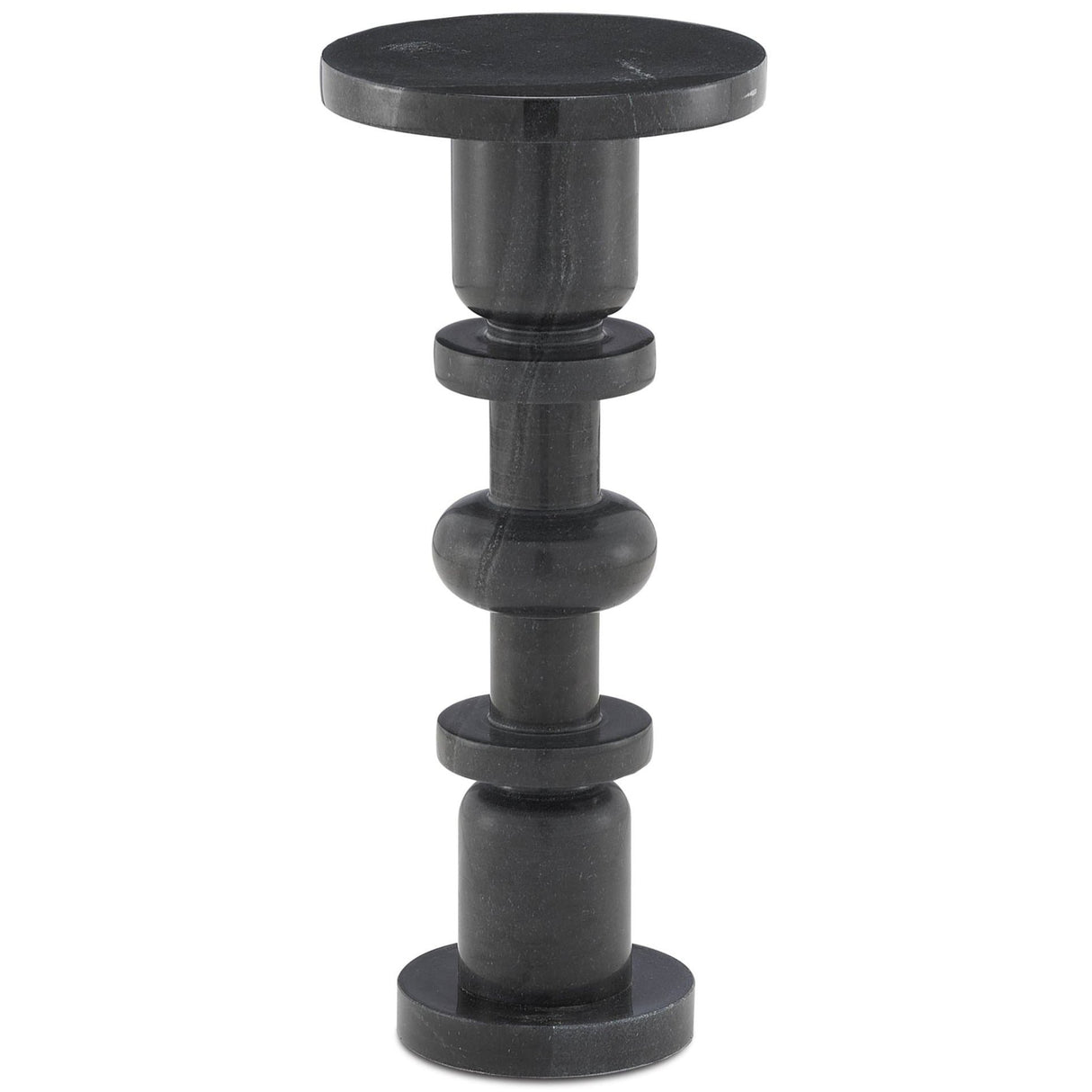 Currey and Company Sasha Drinks Table - Black Furniture currey-co-3000-0139