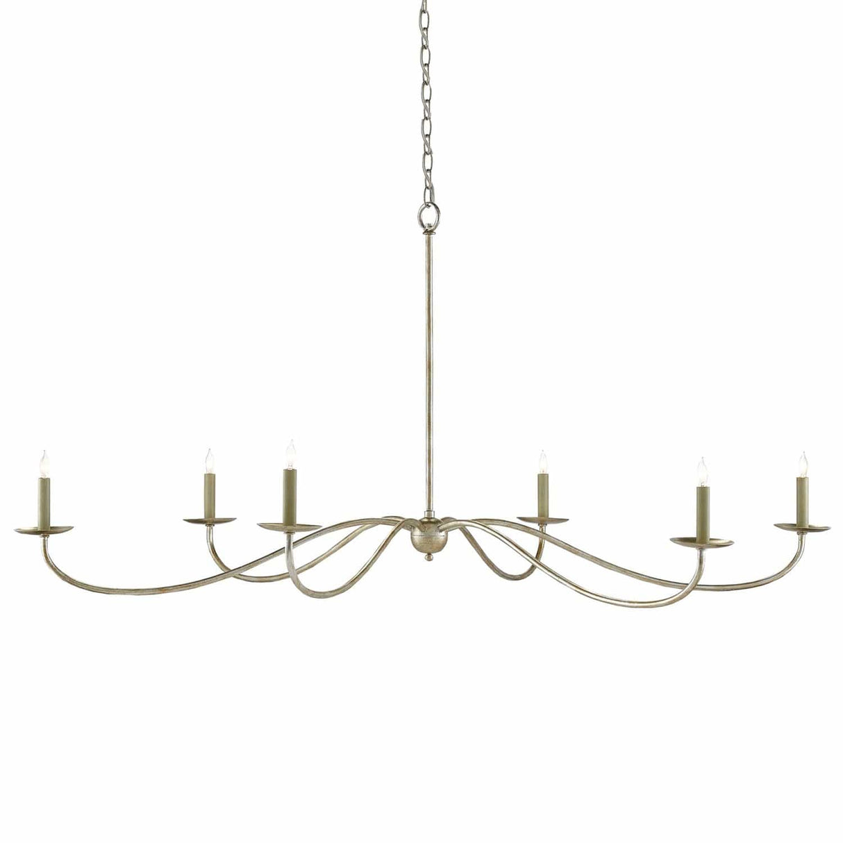 Currey and Company Saxon Chandelier - Zanzibar Black Lighting currey-co-9267