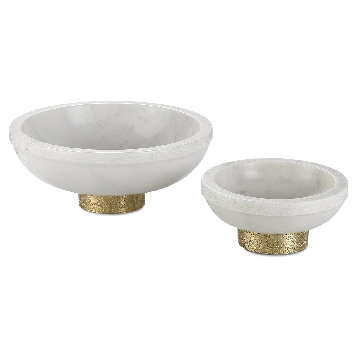 Currey and Company Valor Bowl - White Decor