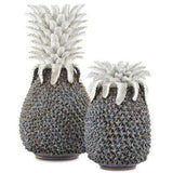 Currey and Company Waikiki Blue Pineapple Sculptures & Statues