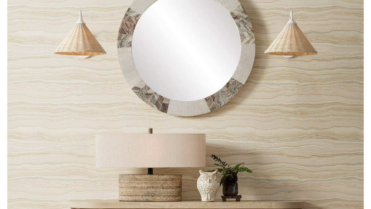 Currey & Company Basket Swing Arm Sconce Lighting