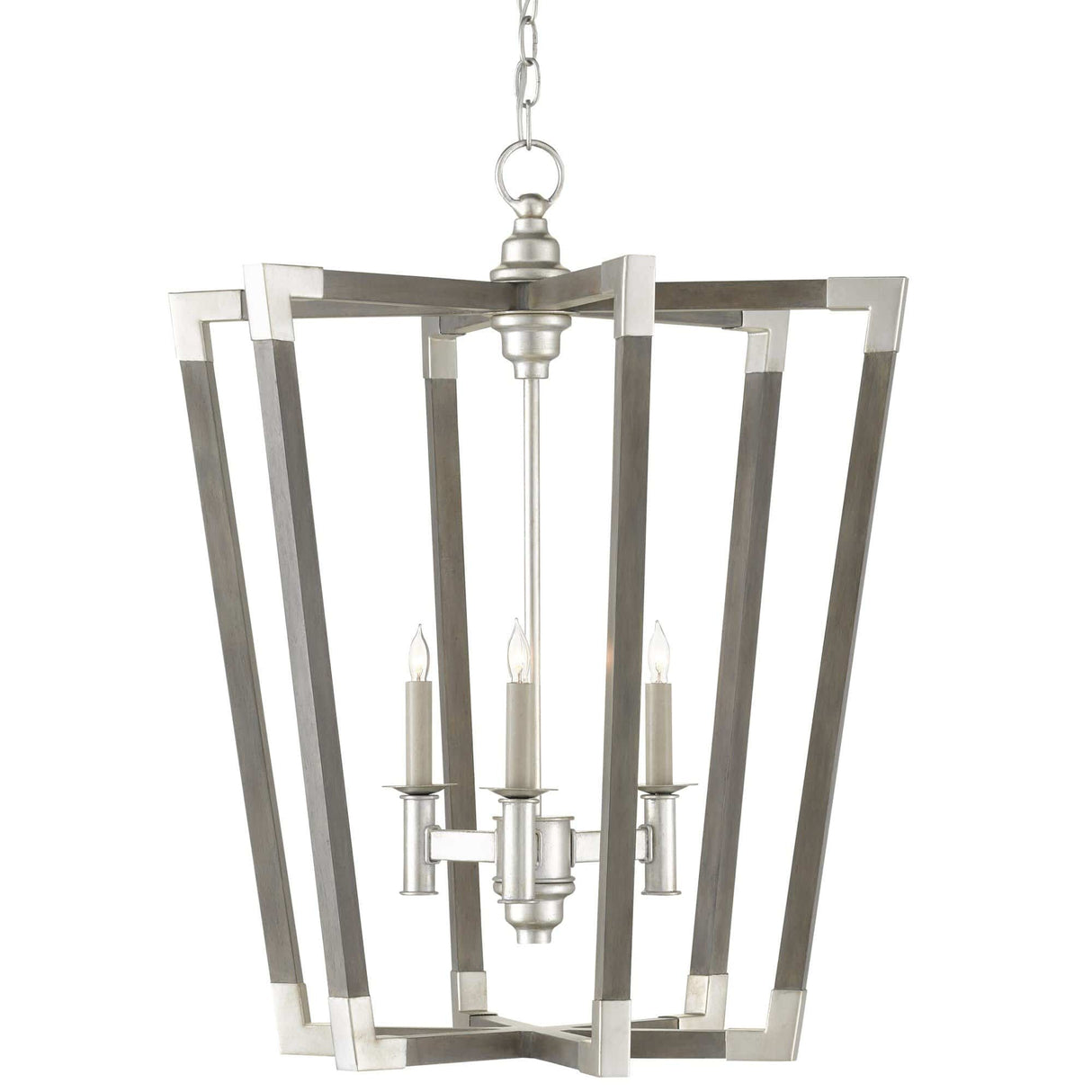 Currey & Company Bastian Gray Chandelier Lighting currey-co-9000-0605