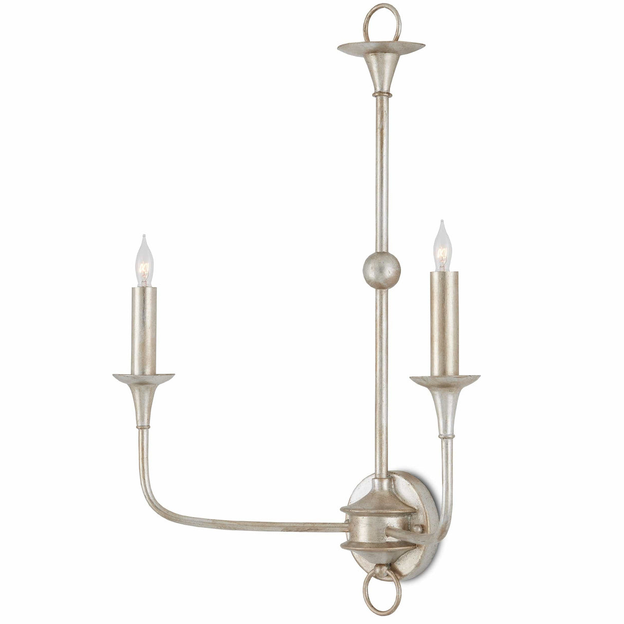 Currey & Company Nottaway Double Wall Sconce Wall Sconces currey-co-5000-0218