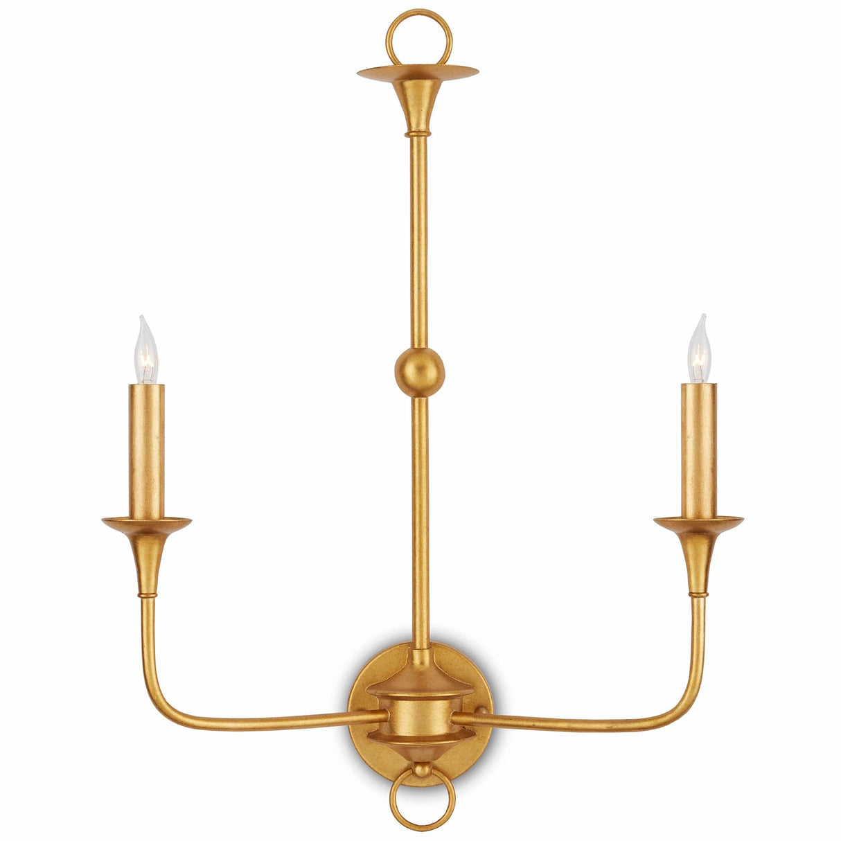 Currey & Company Nottaway Double Wall Sconce Wall Sconces