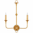 Currey & Company Nottaway Double Wall Sconce Wall Sconces currey-co-5000-0214
