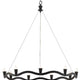 Currey & Company Serpentina White Chandelier Lighting currey-co-9000-0461