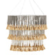 Currey & Company St. Barts Taupe Chandelier Lighting currey-co-9000-0959