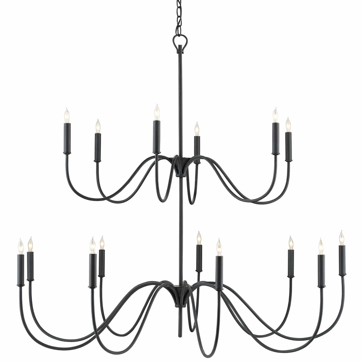 Currey & Company Tirrell Chandelier Lighting currey-co-9000-0654