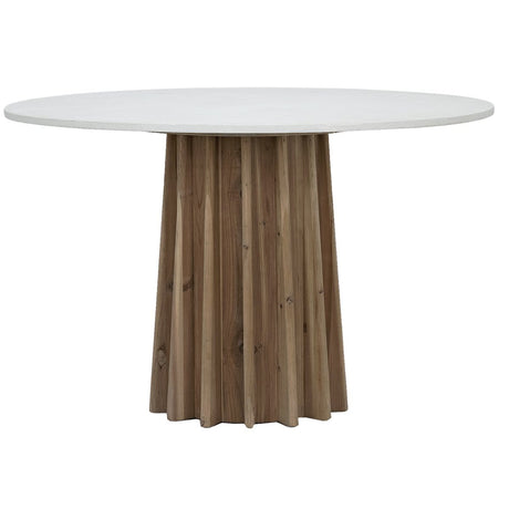 Dovetail Adonis Round Pedestal Table Furniture dovetail-DOV50041