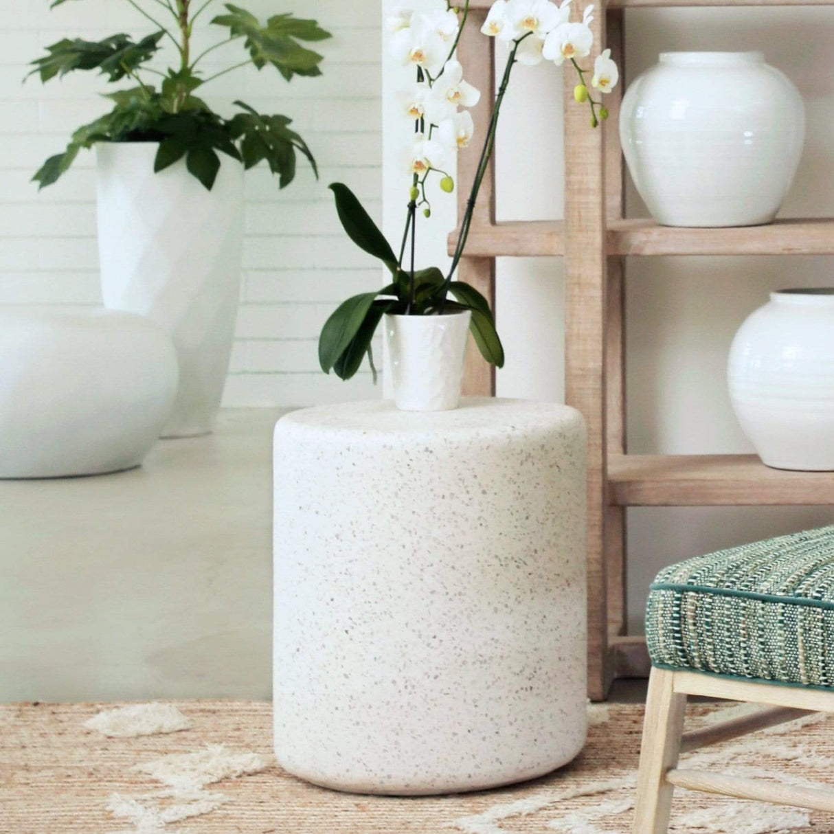 Dovetail Adriti Side Table Furniture dovetail-DOV14571