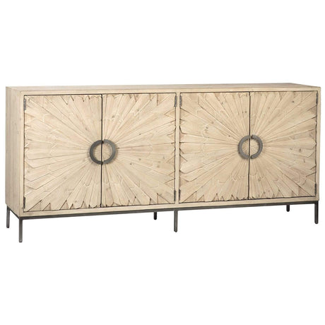 Dovetail Mabari Sideboard - Grey White Furniture dovetail-DOV10309