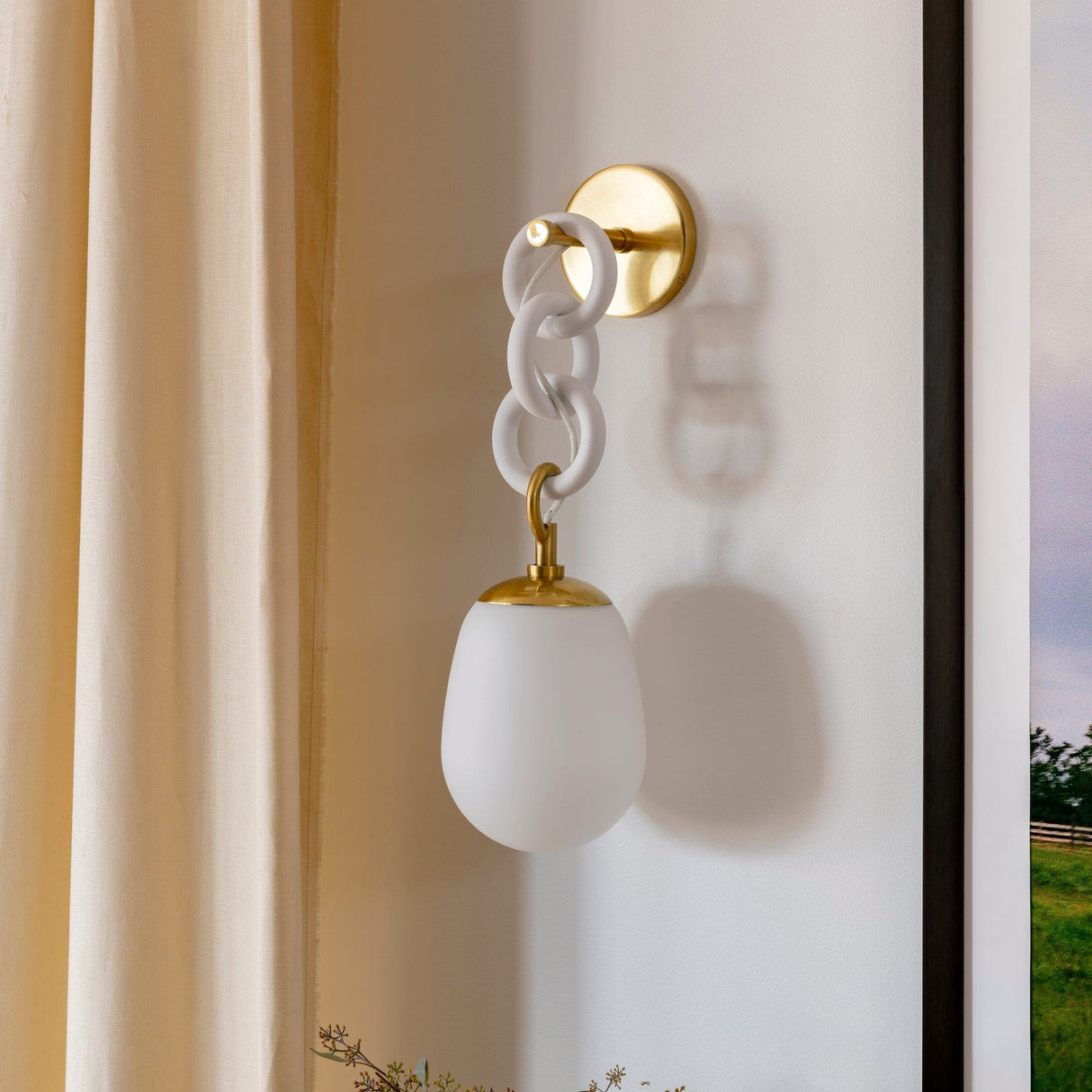 Eny Lee Parker Marina Wall Sconce Lighting mitzi-H690101-AGB/TWH