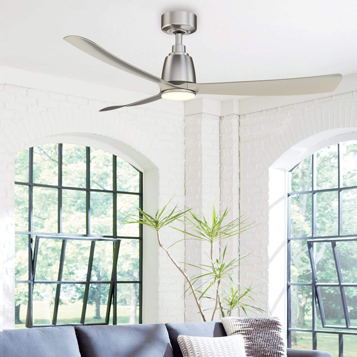 Fanimation Kute Fan - Brushed Nickel Lighting