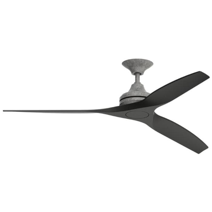 Fanimation Spitfire Fan - Galvanized/Black Lighting fanimation-MA6721BGZ-B6720-48BL