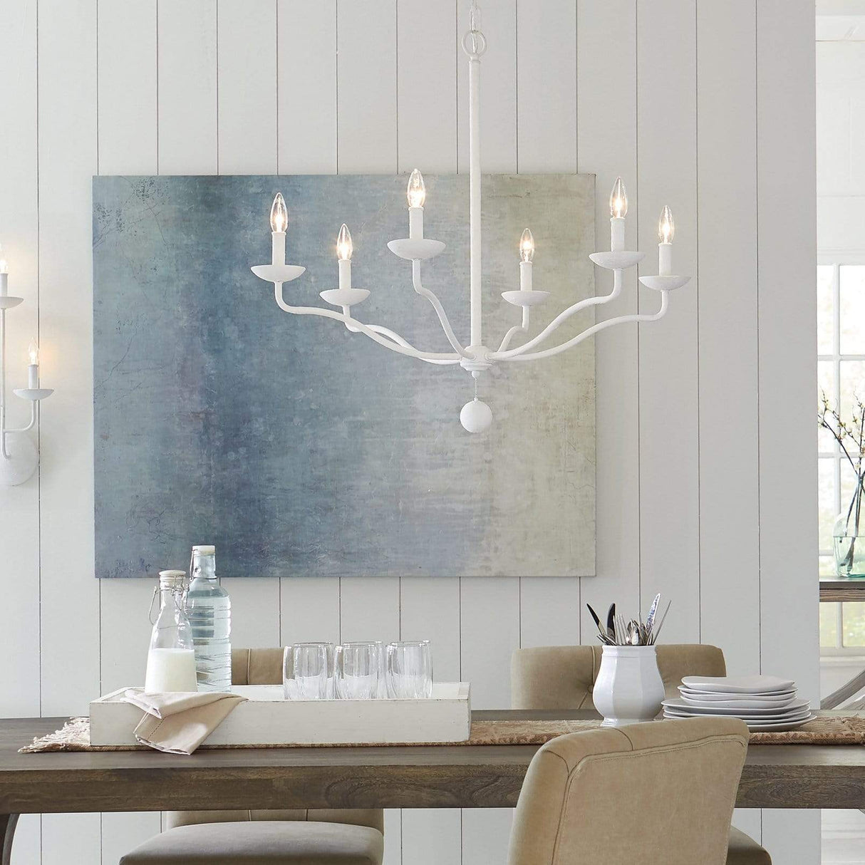 Feiss Annie 6 Light Chandelier feiss-F3130/6PSW 014817569582