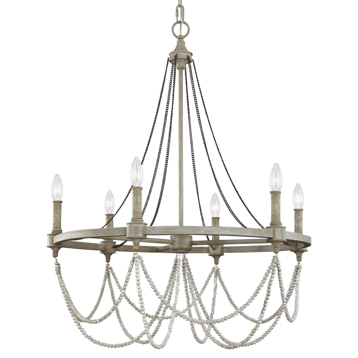 Feiss Beverly Chandelier Lighting feiss-F3132/6FWO/DWW 014817569612