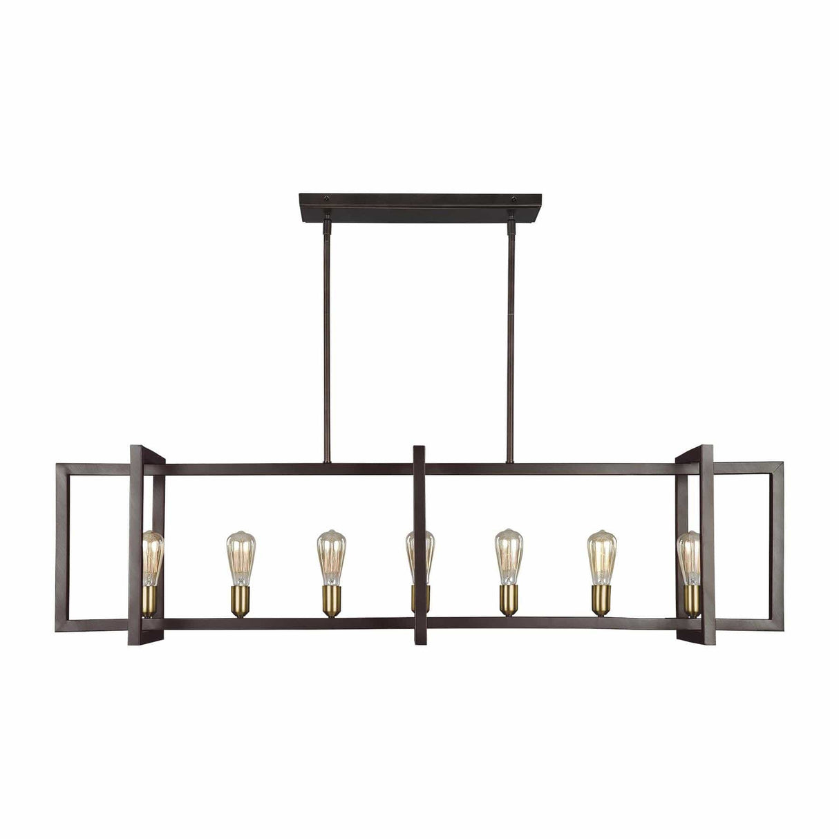 Feiss Finnegan 7 Light Island Chandelier Lighting feiss-F3148/7NWB 014817569735