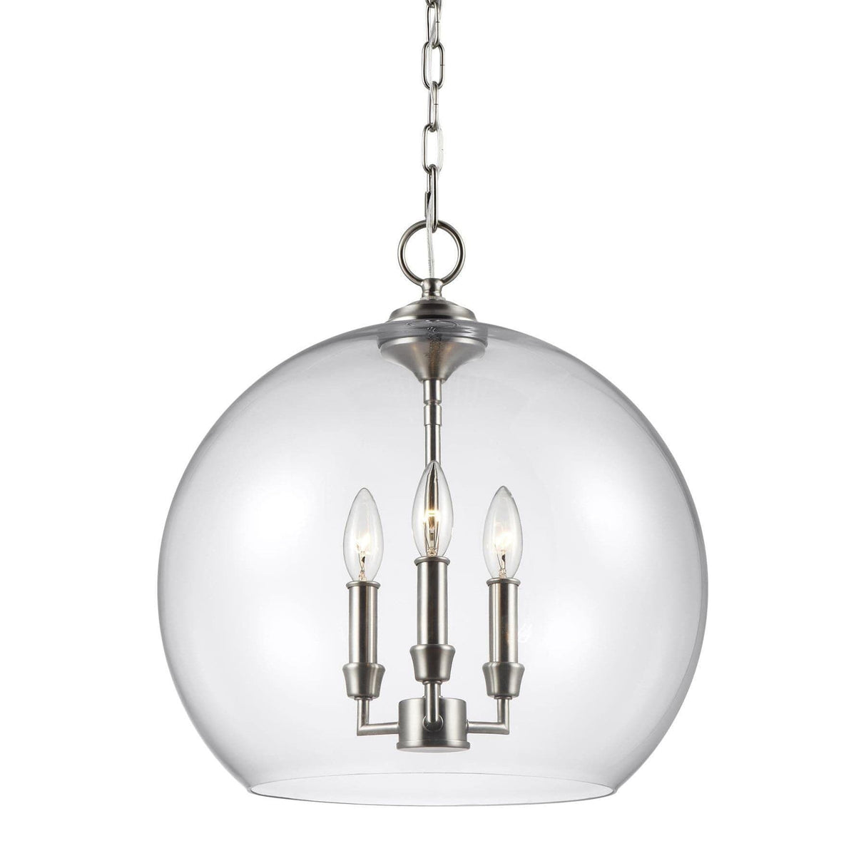 Feiss Lawler 3 Light Pendant Lighting feiss-F3155/3SN 014817574470