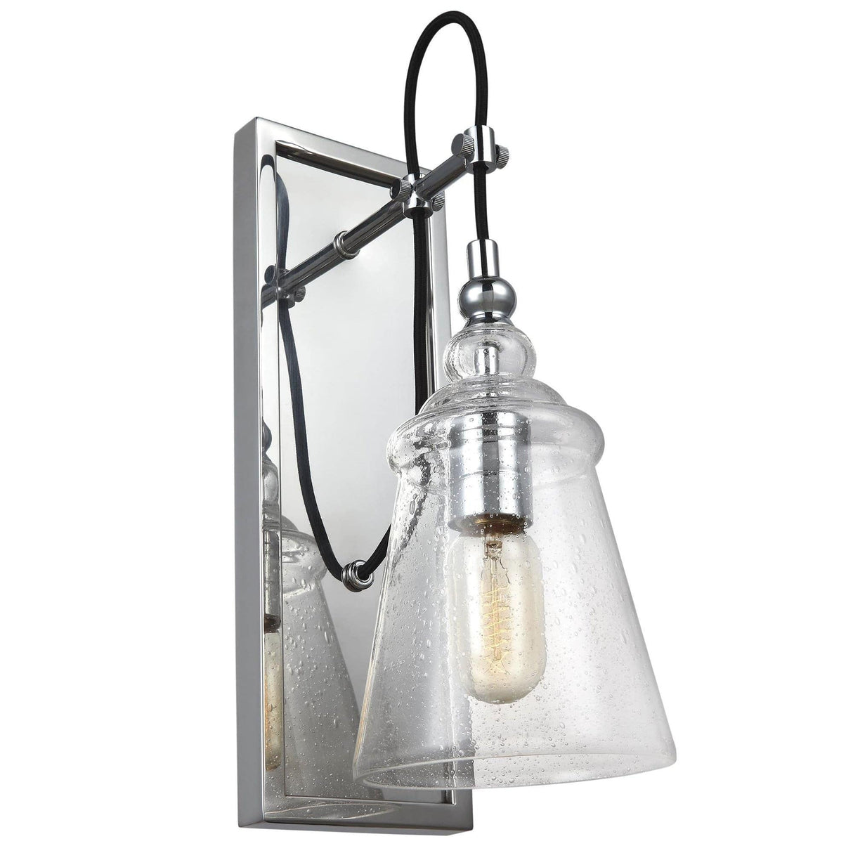 Feiss Loras 1 Light Wall Sconce Lighting feiss-WB1850CH 014817570144