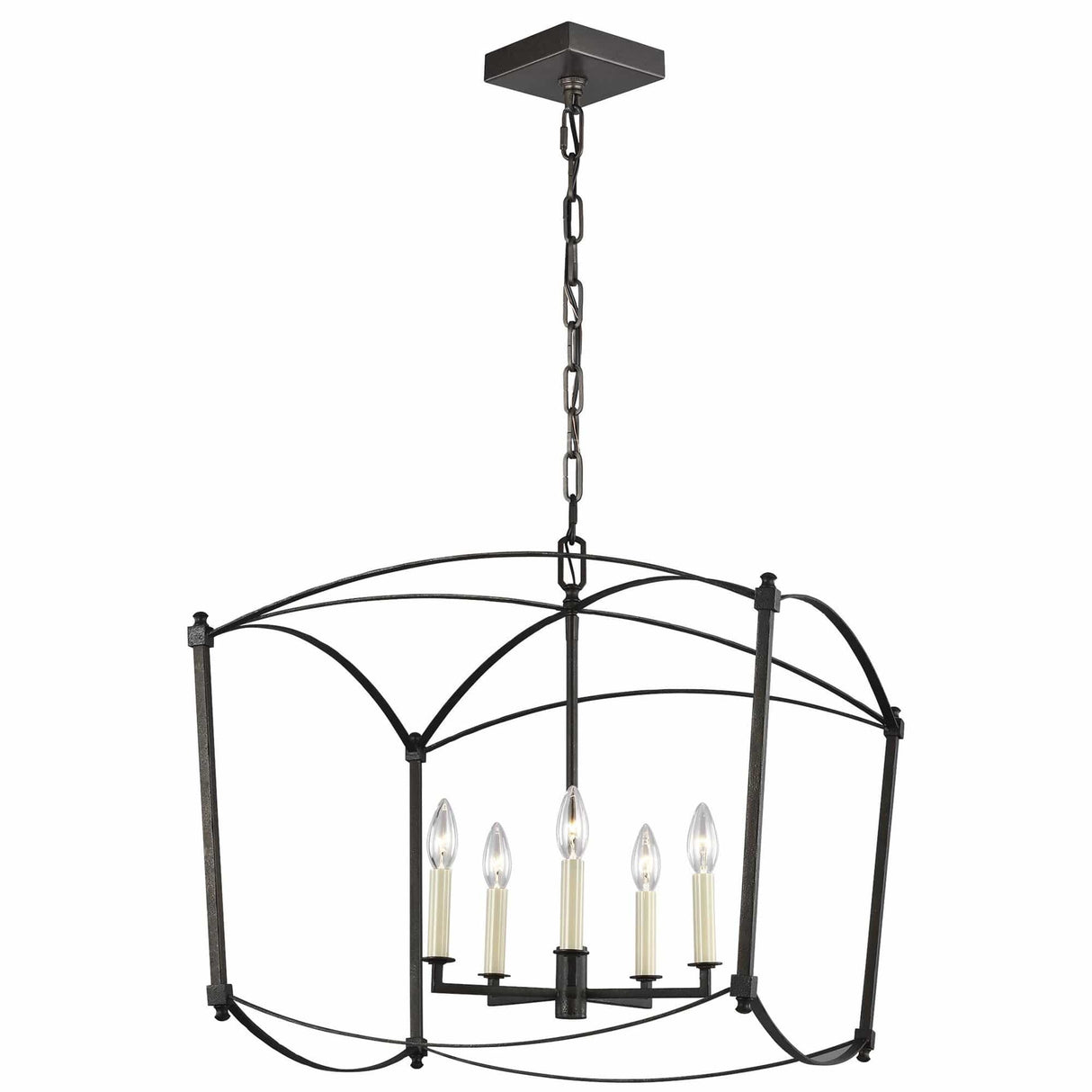 Feiss Thayer 5 Light Lantern Lighting