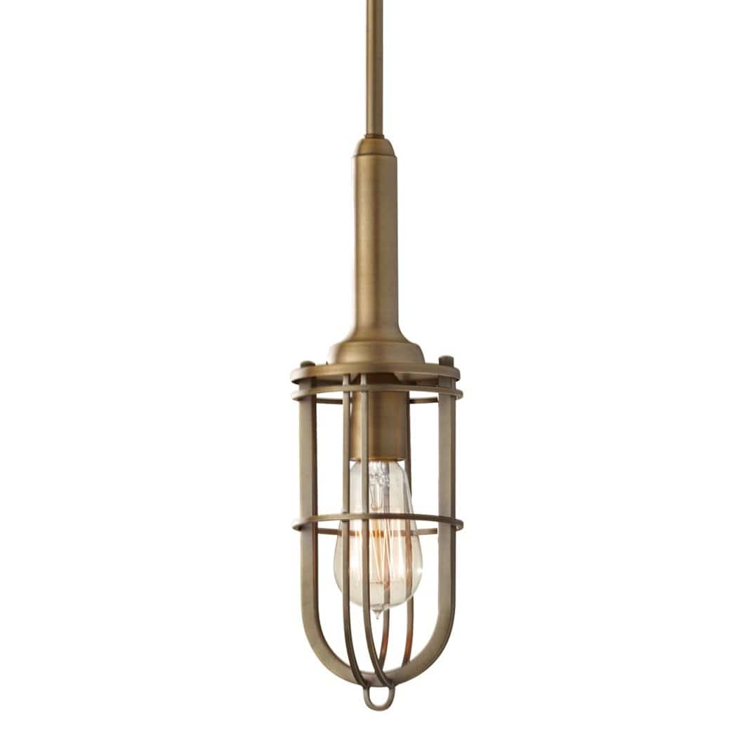 Feiss Urban Renewal 1 Light Pendant Lighting feiss-P1240DAB
