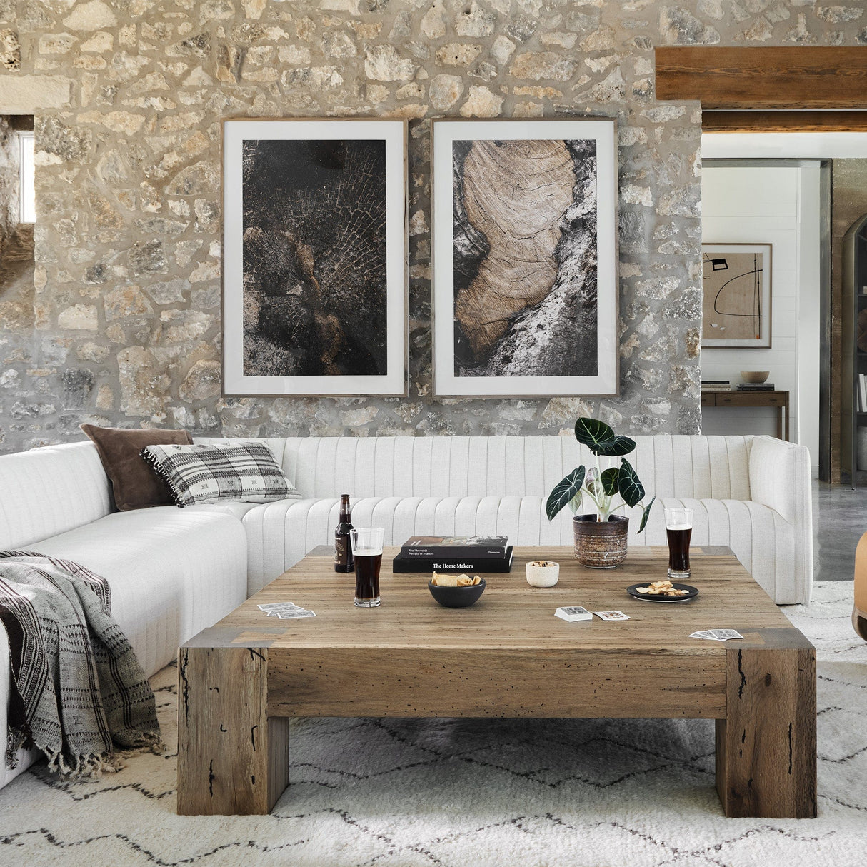 Four Hands Abaso Coffee Table Furniture four-hands-232775-001 801542879778