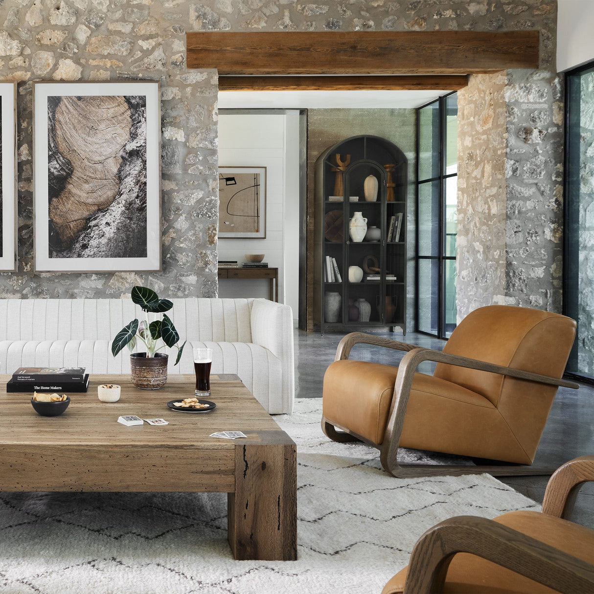 Four Hands Abaso Coffee Table Furniture four-hands-232775-001 801542879778