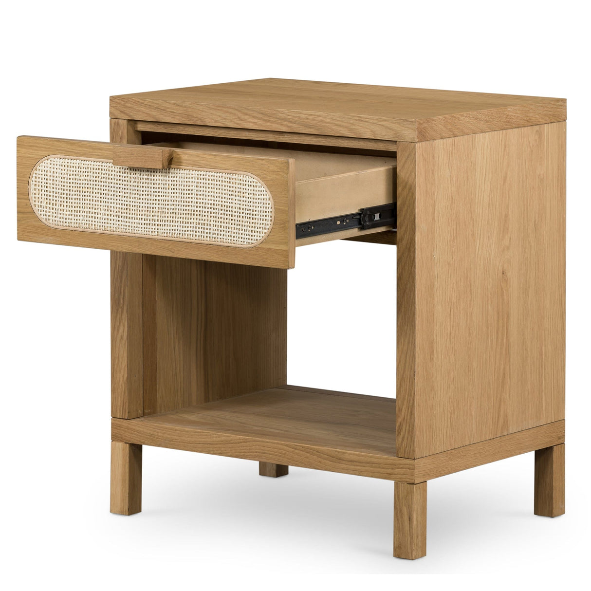Four Hands Allegra Nightstand-Natural Cane Furniture four-hands-223189-001