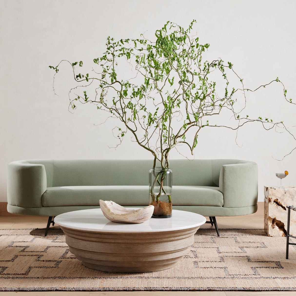 Four Hands Caldwell Stone Coffee Table Furniture four-hands-227903-001 801542706746