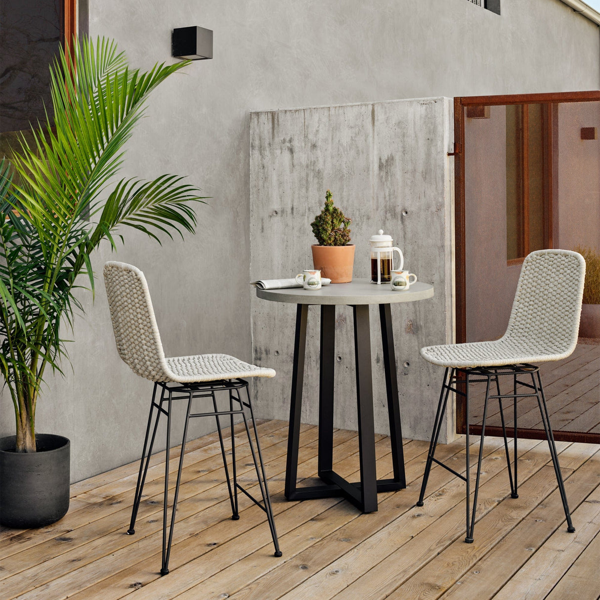 Four Hands Cyrus Outdoor Bar & Counter Table Outdoor Furniture