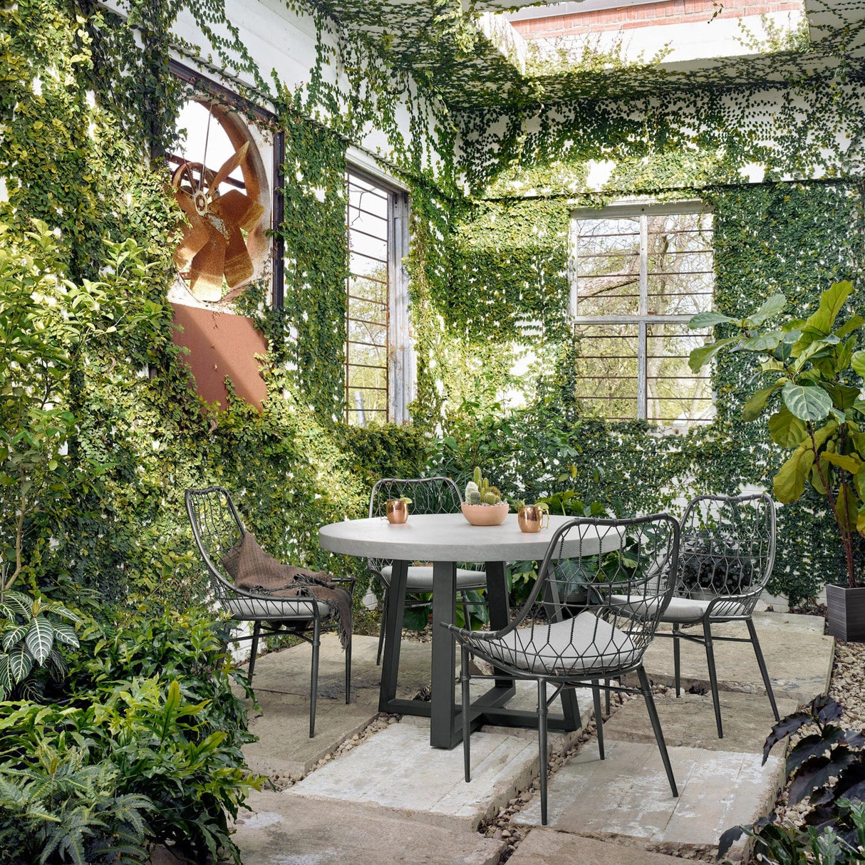 Four Hands Cyrus Outdoor Dining Table Furniture