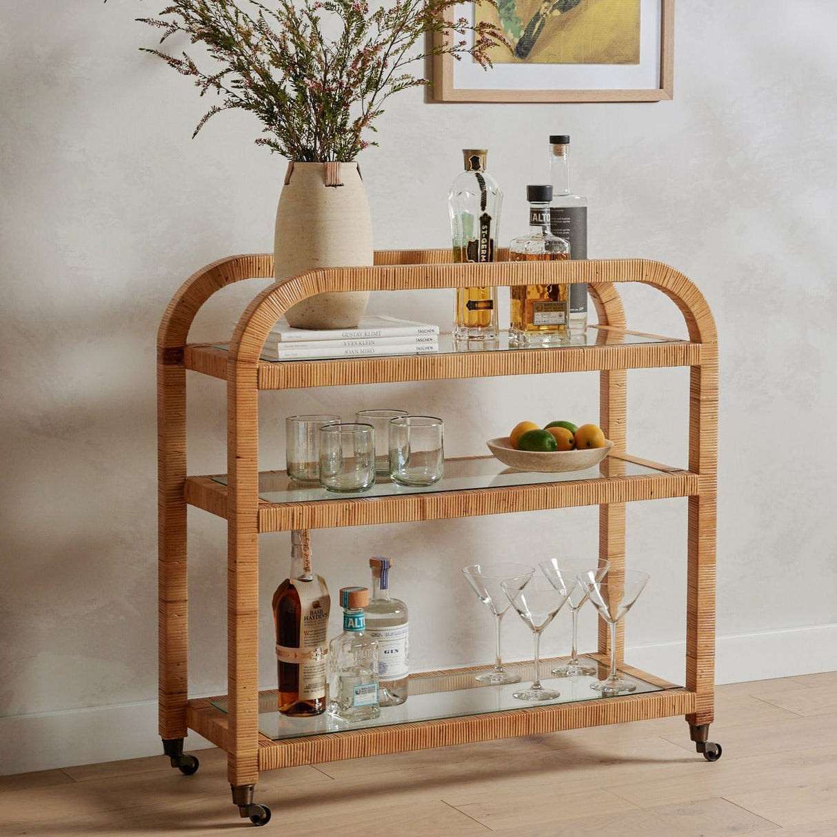 Four Hands Dory Bar Cart Furniture four-hands-224319-001 801542618445