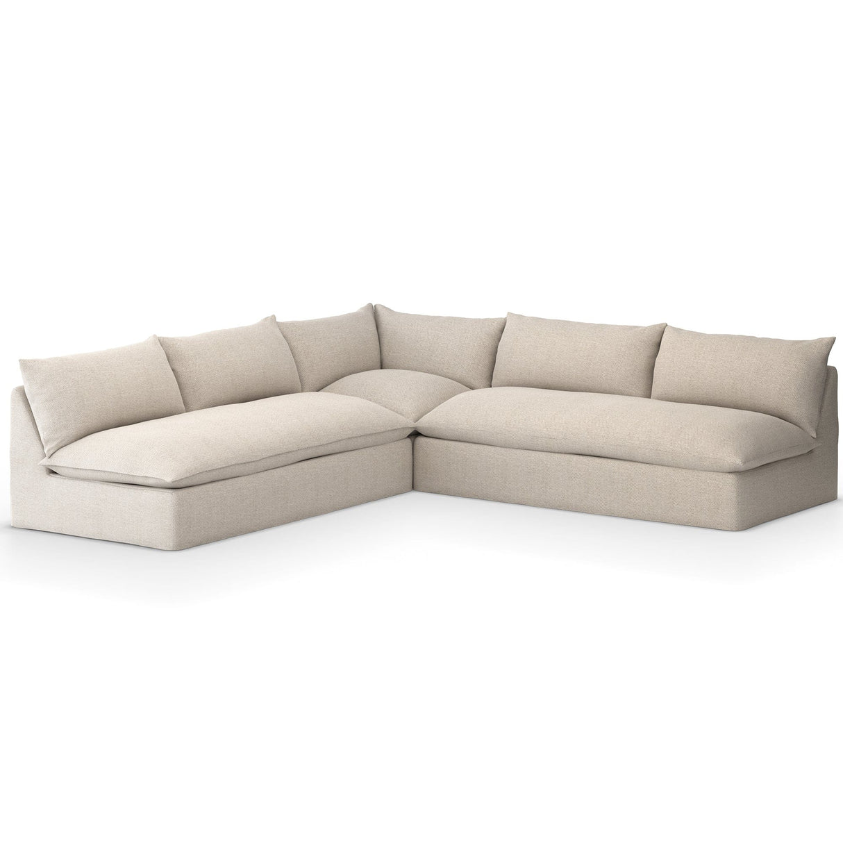 Four Hands Grant Outdoor 3 Piece Sectional Outdoor Furniture